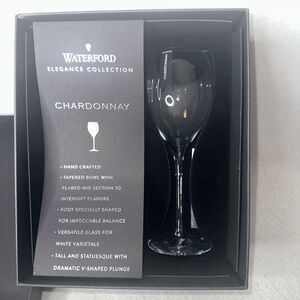 Waterford Crystal Elegance Chardonnay Wine Glasses Set Of 2 New In Box